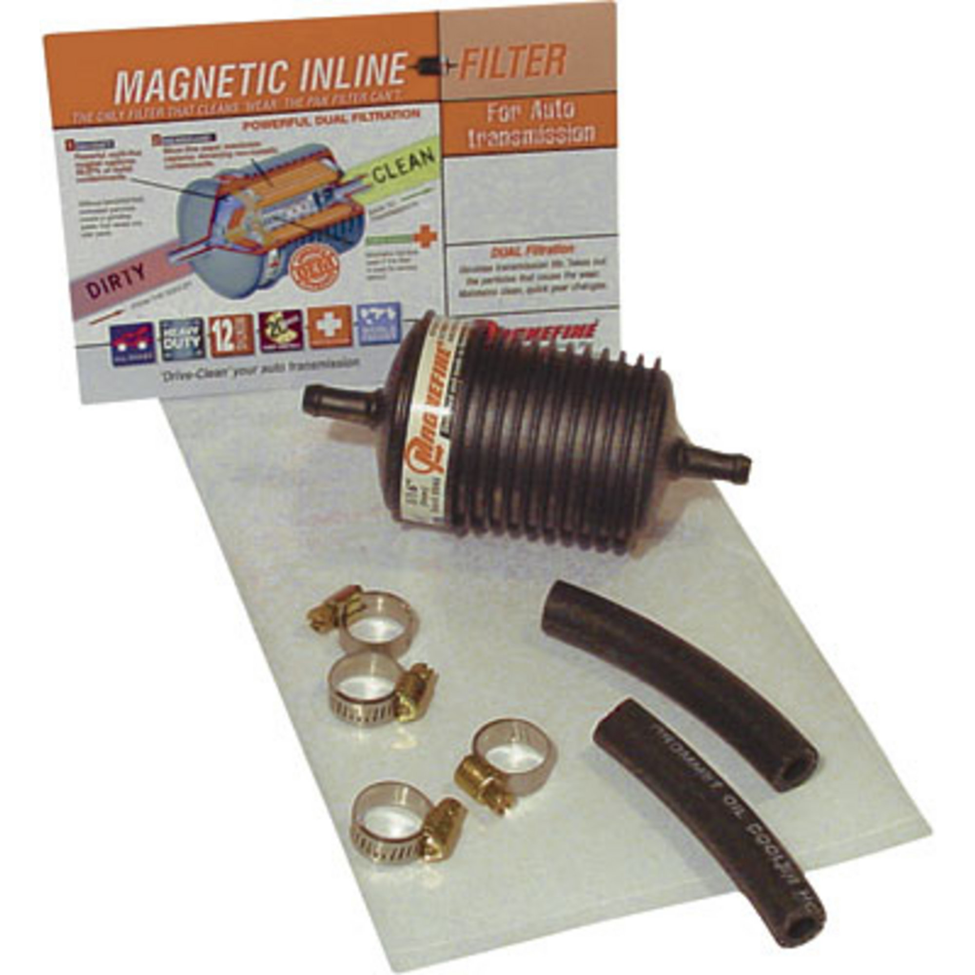 Boss Magnetic In-Line Filter Kit for Auto Transmission — 1/2in., Model# 1210011